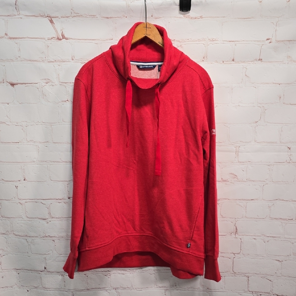 Cutter and Buck Saturday Mock Hooded Sweatshirt Womens Size XL NWT